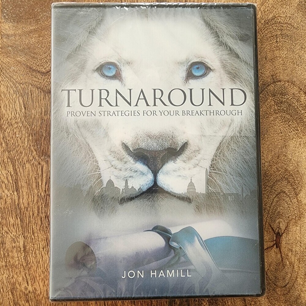 Jon Hamill CD Turnaround Breakthrough Blue Messianic Vision Christian Spoken NEW